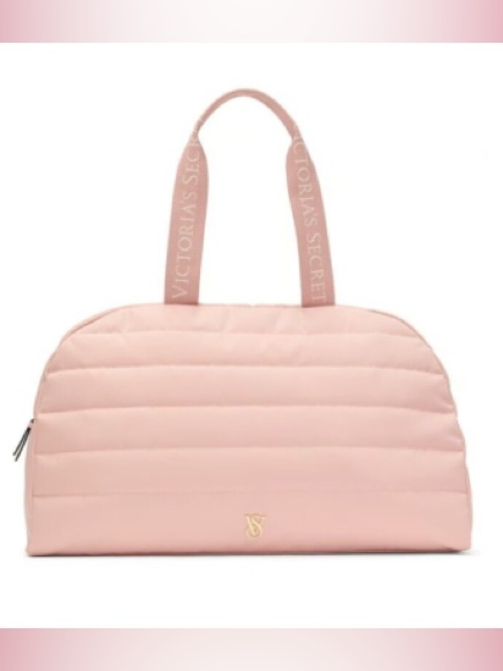 Victoria's Secret NWT Blush Pink Quilted Tote Bag
